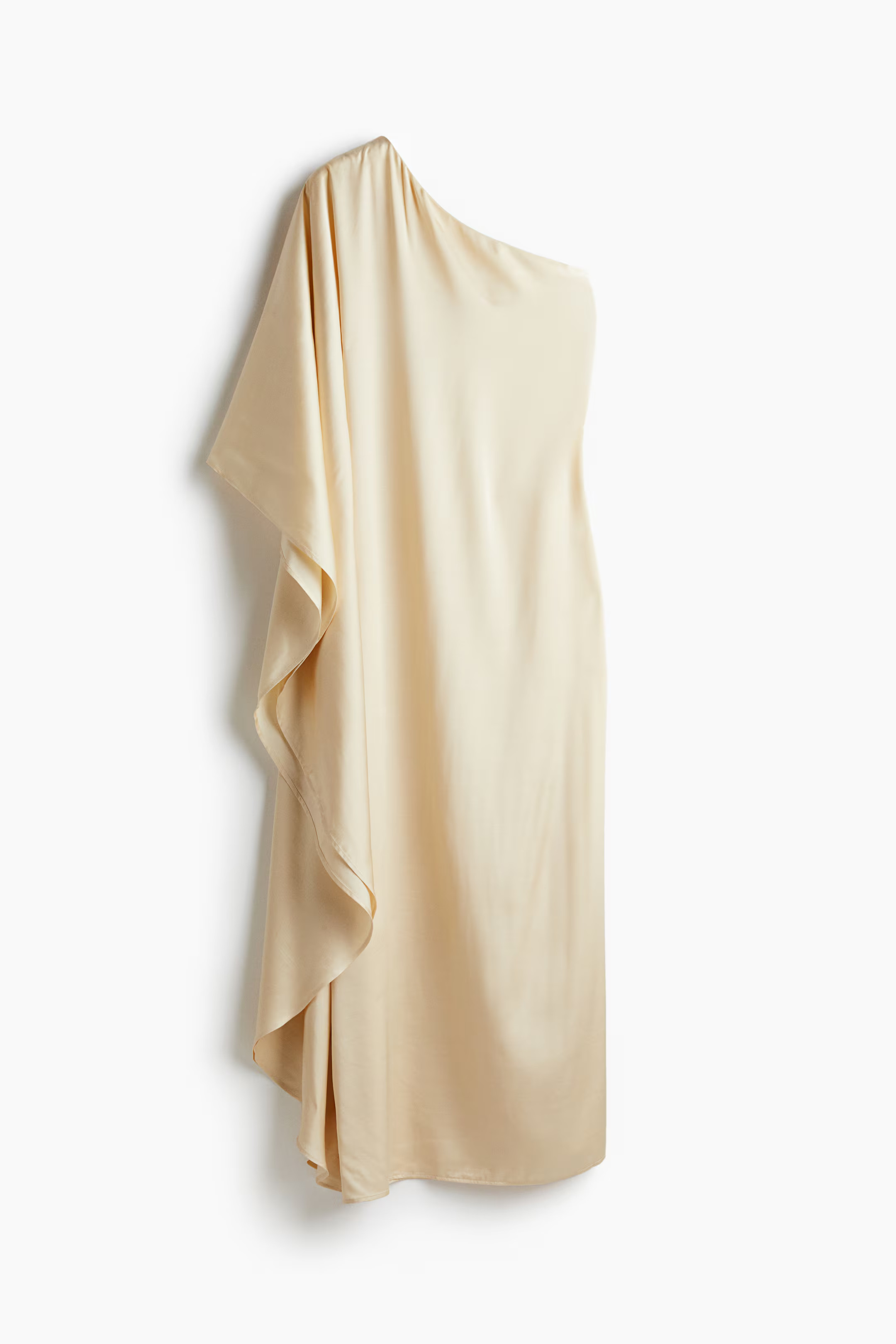 One-shoulder cape-sleeve dress | H&M (UK, MY, IN, SG, PH, TW, HK)