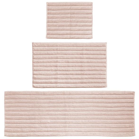 mDesign Soft Cotton Spa Mat Rug for Bathroom, Varied Sizes, Set of 3 | Target