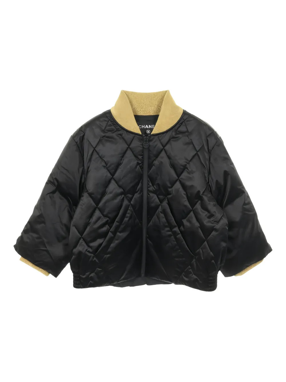CHANEL Pre-Owned 1986~1988 zip-fastening jacket - Black | Farfetch Global