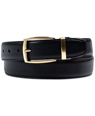 Men's Reversible Pebble Belt | Macy's
