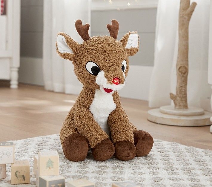 Rudolph® Light-Up Plush | Pottery Barn Kids