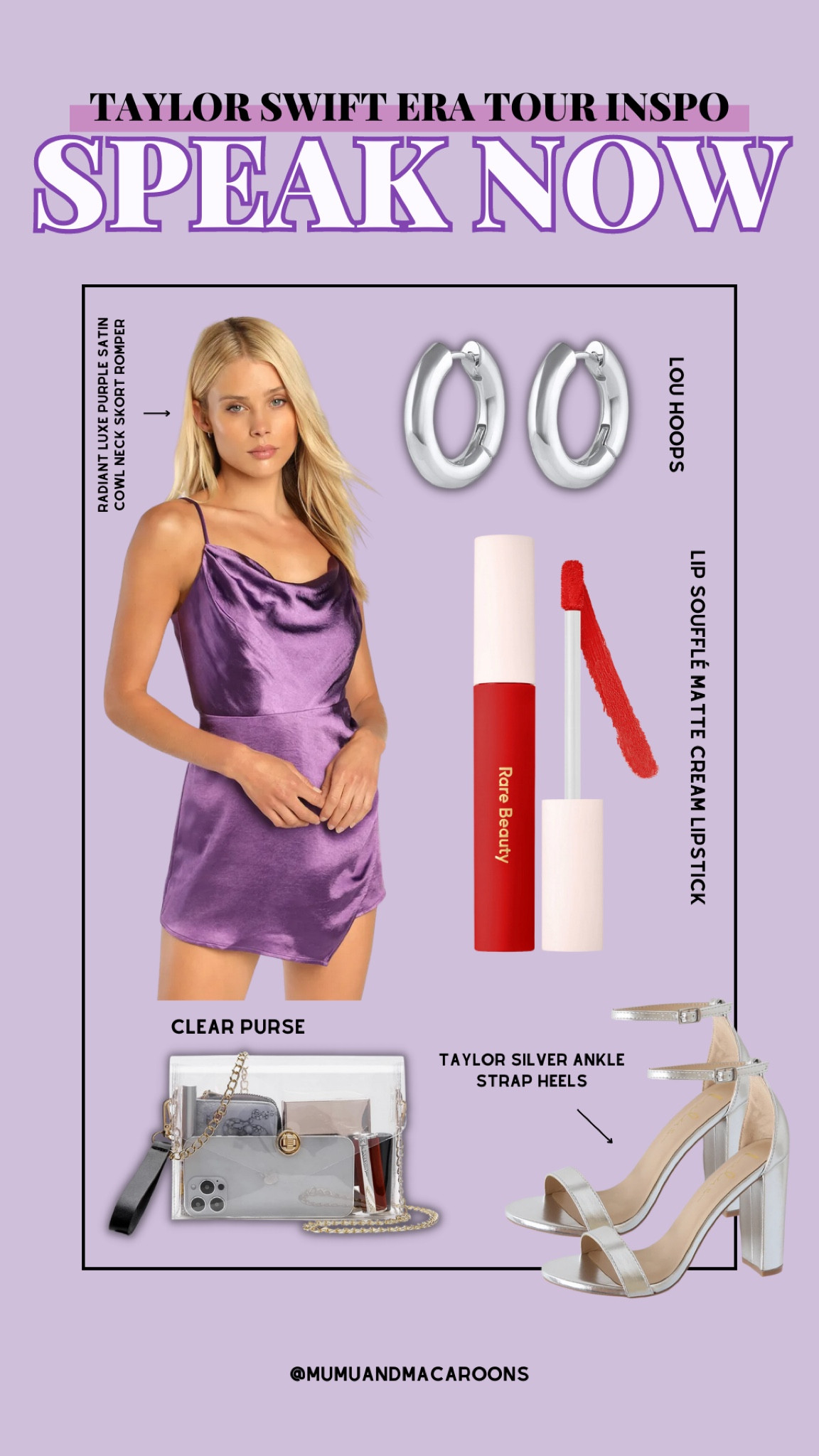 Taylor Swift Era Tour Outfit Inspo (speak now)

