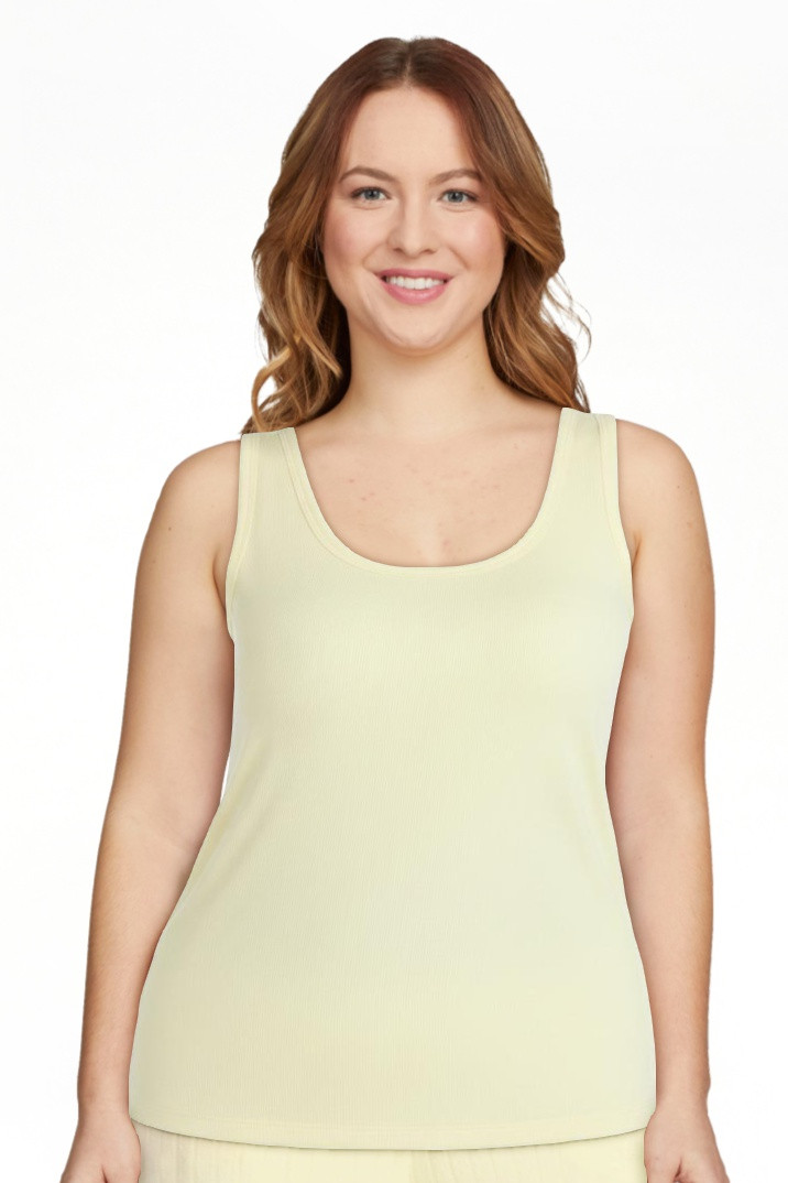 Joyspun Women's Ribbed Tank with Inner Bra, Sizes XS-3X | Walmart (US)