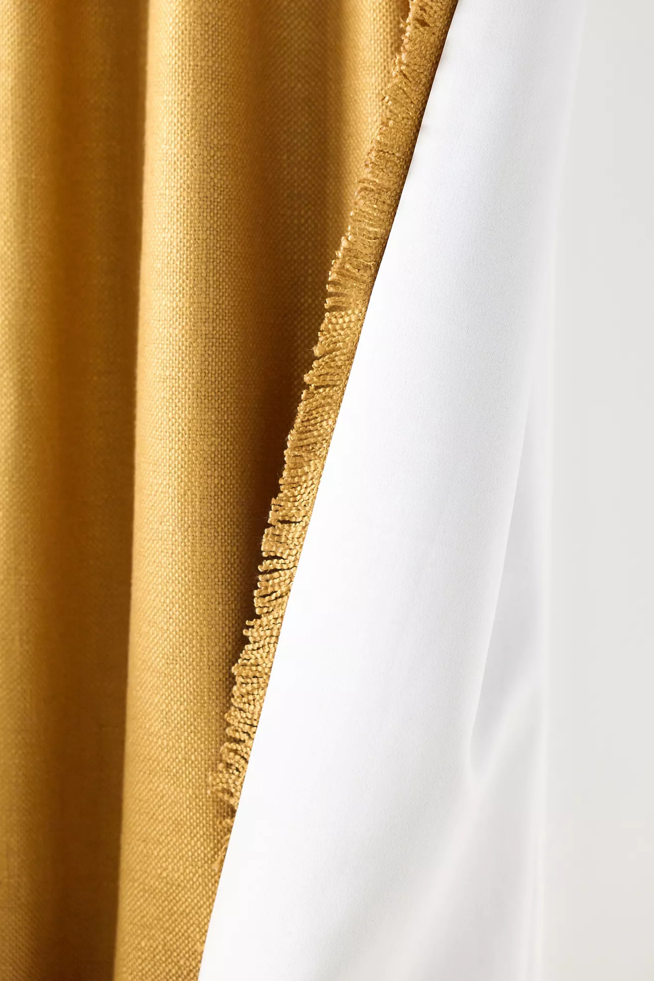 Luxe Linen Blend Woven Blackout Curtain | Anthropologie (US)