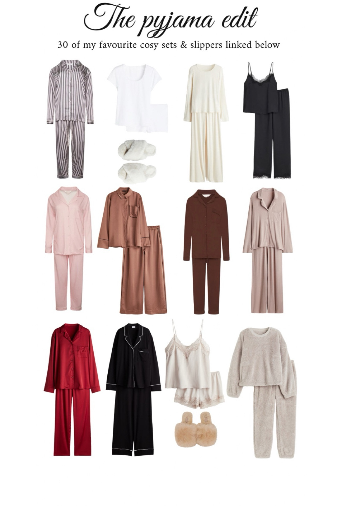 My 30 favourite pyjama sets in the sales 

#LTKgiftguide #LTKCyberWeek #LTKeurope