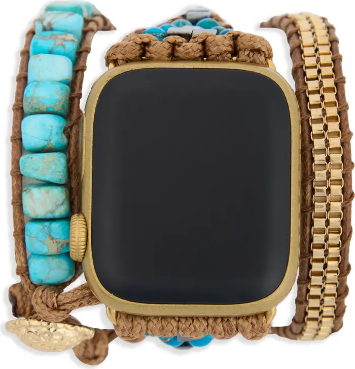 SAACHI Bohemian Turquoise Stone Apple Watch® Watchband | Nordstromrack | Nordstrom Rack