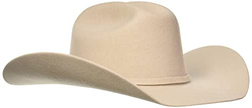Justin - Rodeo - Men’s Western Cowboy Hat - 3X 100% Wool - Traditional Cattleman Crease Crown - 4″ Brim - Satin Crown Lining - Leatherette Sweatband - Felt Band & 3 Piece Silver Buckle - 7 1/2 - Belly | Amazon (US)