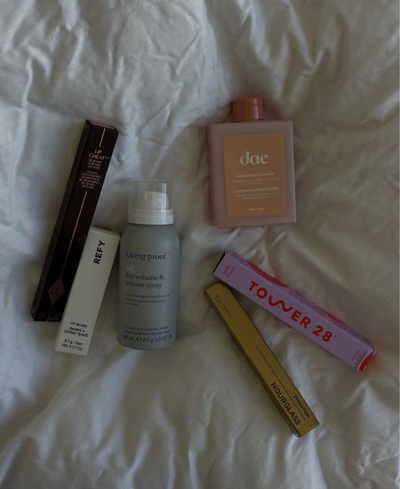 makeup / hair travel essentials — dae shampoo, tower mascara, refy lip & check stain, hourglass gloss, Charlotte tilbury lip liner  

#LTKbeauty #LTKtravel #LTKfindsunder100