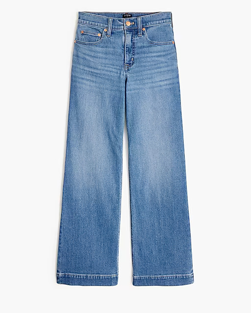 Petite classic wide-leg jean in all-day stretch | J.Crew Factory