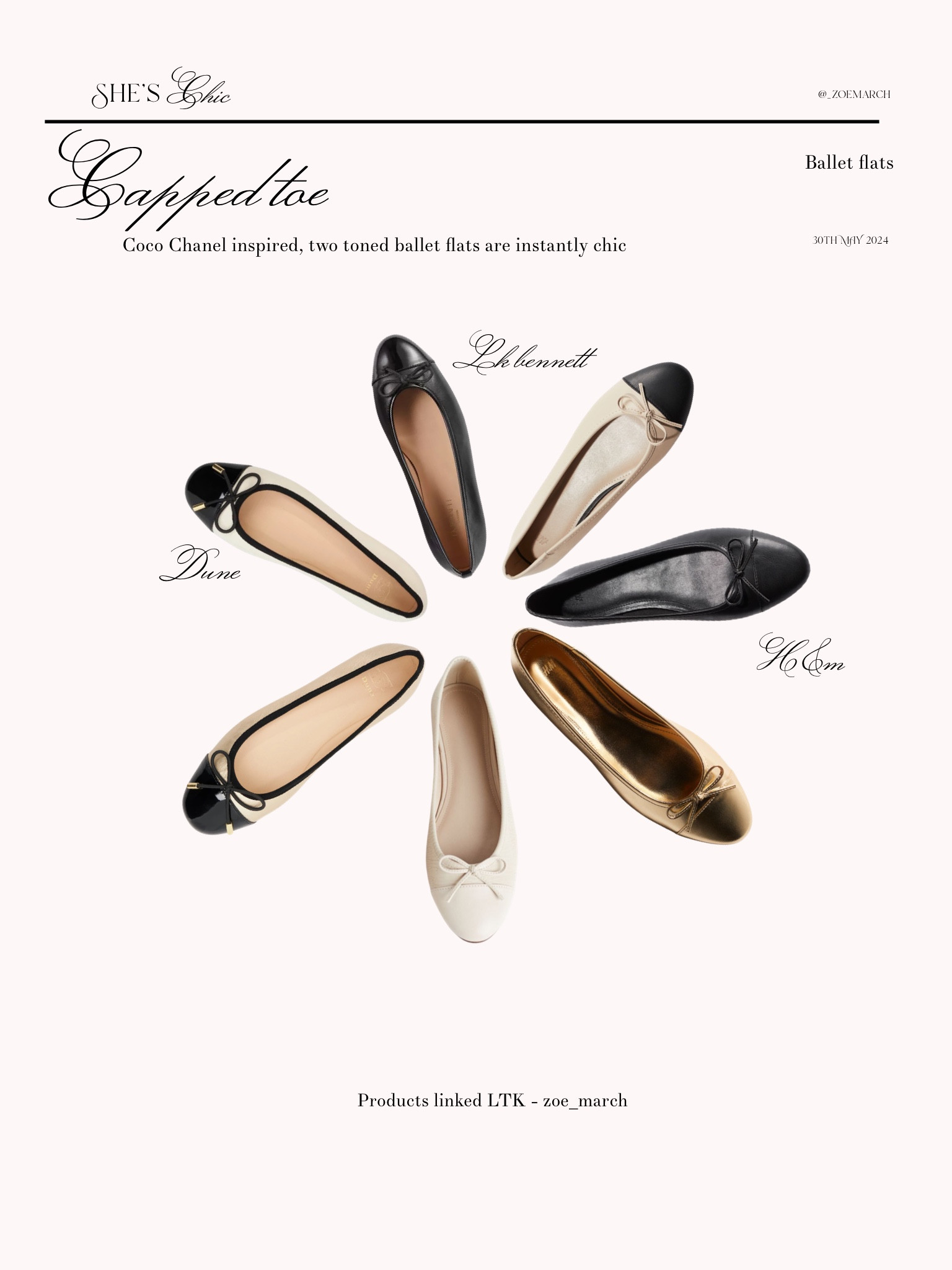 Chanel ballet flat dupes 🤍

#LTKsummer #LTKeurope #LTKuk