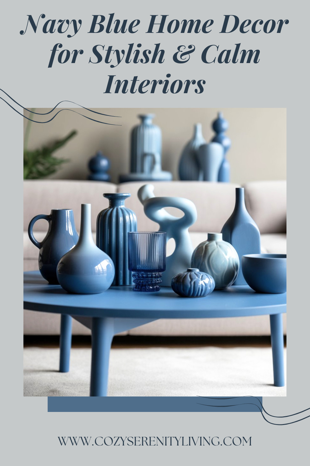 Navy Blue Home Decor for Stylish & Calm Interiors

Navy blue home decor brings depth, elegance, and a calming presence into modern interiors. Ceramic vases, sculptural objects, and glossy finishes in rich blue tones create a stylish focal point while pairing beautifully with soft neutrals and natural textures. Whether styled on coffee tables, shelves, or sideboards, navy accents add contrast, sophistication, and timeless character without overwhelming your space.
navy blue home decor, blue ceramic decor, navy decorative objects, calm interior styling, modern blue accents, navy and neutral decor, stylish home accessories 

 

#LTKSeasonal #LTKHome #LTKSaleAlert