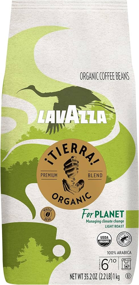Lavazza Organic Light Roast Arabica Coffee Blend, USDA/Canada Organic Certified, 2.2 Lb | Amazon (US)