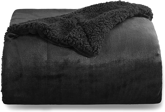 Bedsure Sherpa Fleece Throw Blanket Twin Size for Couch - Thick and Warm Blanket for Winter, Soft... | Amazon (US)
