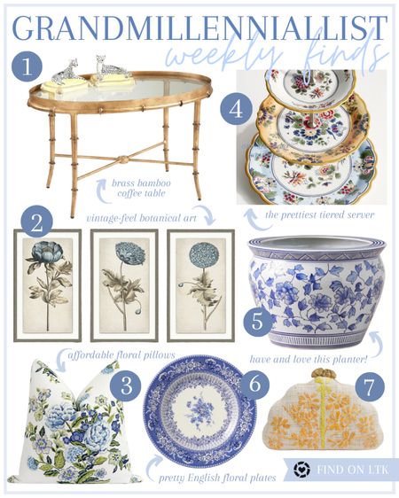 Grandmillennial and chinoiserie decor finds 

#LTKstyletip #LTKhome