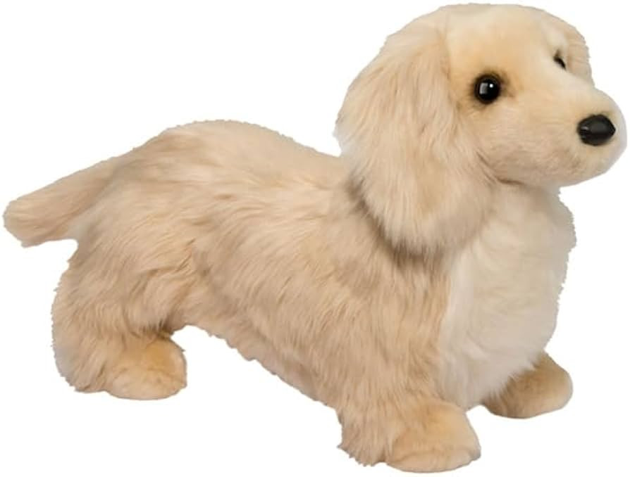 Douglas Haisley Golden Dachshund Plush Stuffed Animal, 10 Inch Soft Realistic Wiener Dog Toy \u20... | Amazon (US)