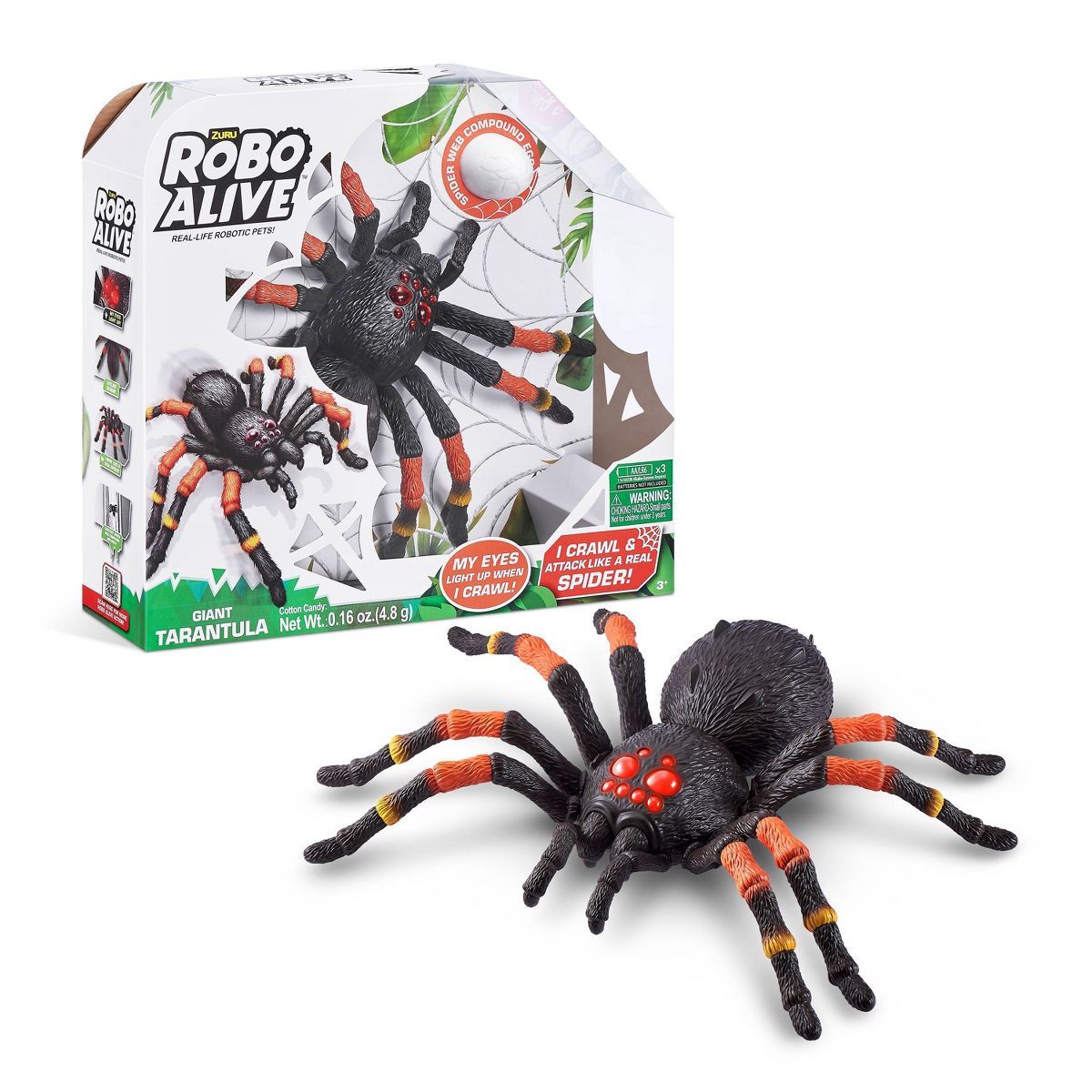 Robo Alive 15" Giant Tarantula Spider Robotic Toy by ZURU | Target