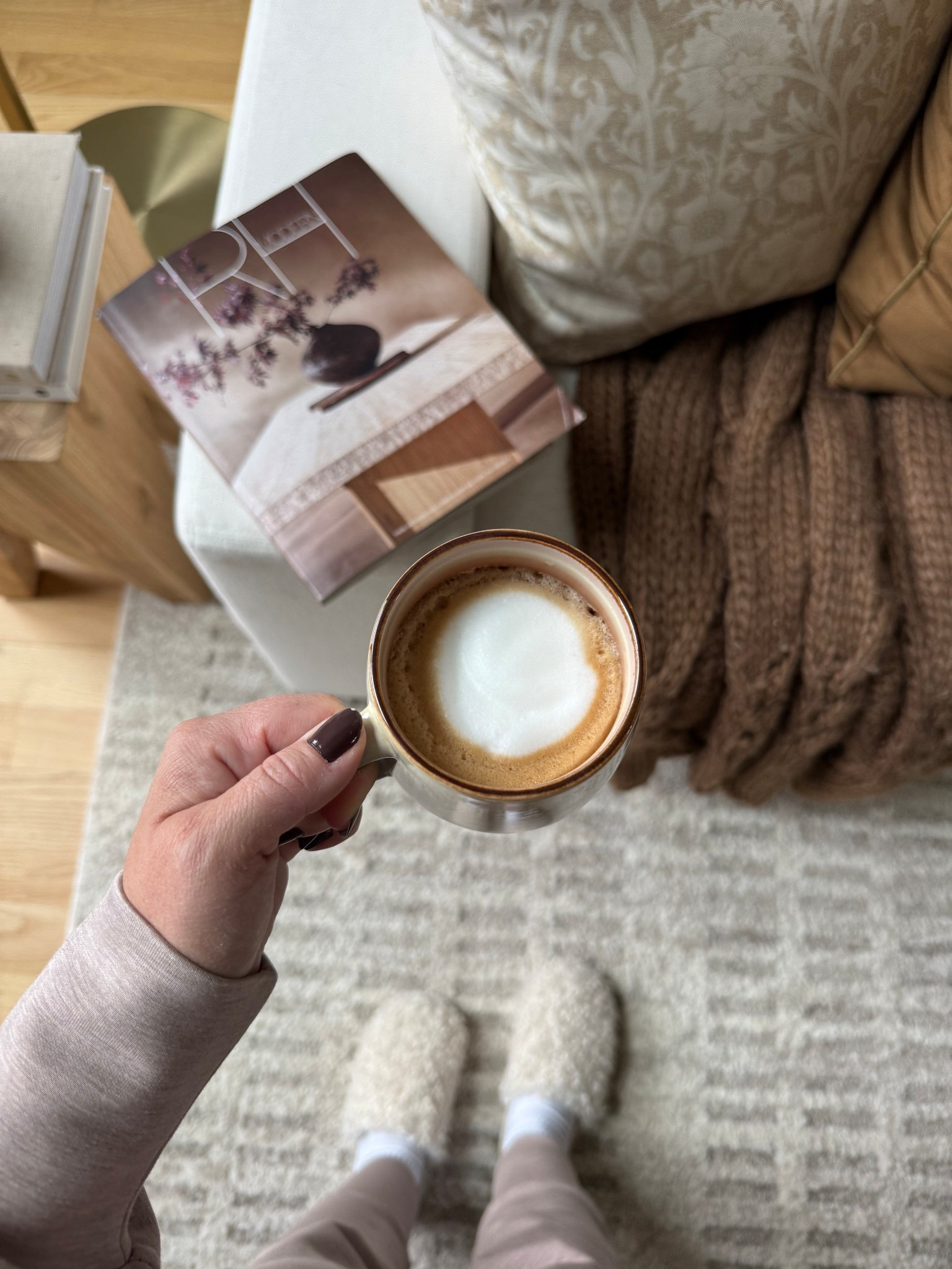 Cozy coffee moments ☁️ 

#amazonfinds #founditonamazon #amazon #slippers #coffee #amazonhome #amazonfashion 

#LTKFindsUnder50 #LTKShoeCrush #LTKSeasonal