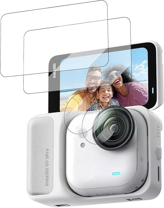 Lens Screen Protector for Insta360 Go Ultra (2 Sets), High Definition Tempered Glass Hardness Scr... | Amazon (US)