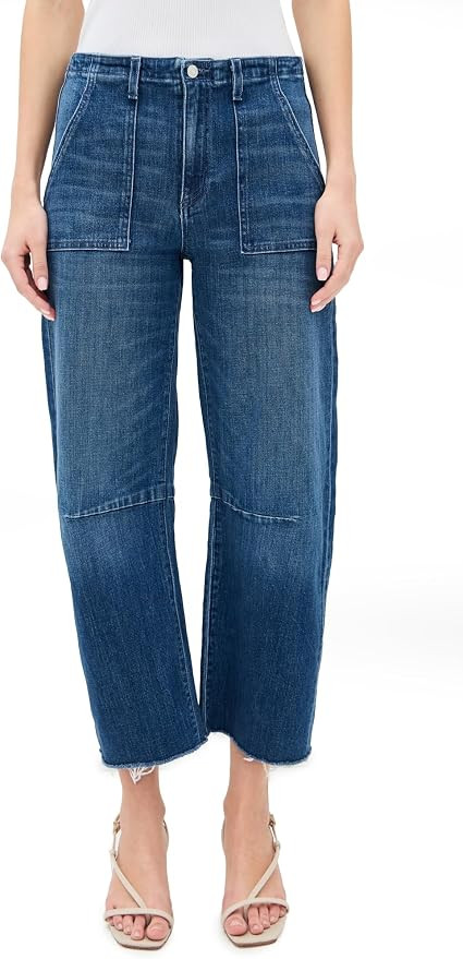 LE JEAN Women's Utility Soft Barrel Jeans | Amazon (US)