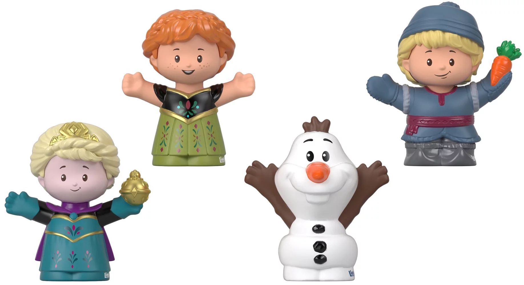 Fisher-Price Disney Frozen Elsa & Friends By Little People, Figure 4-Pack - Walmart.com | Walmart (US)
