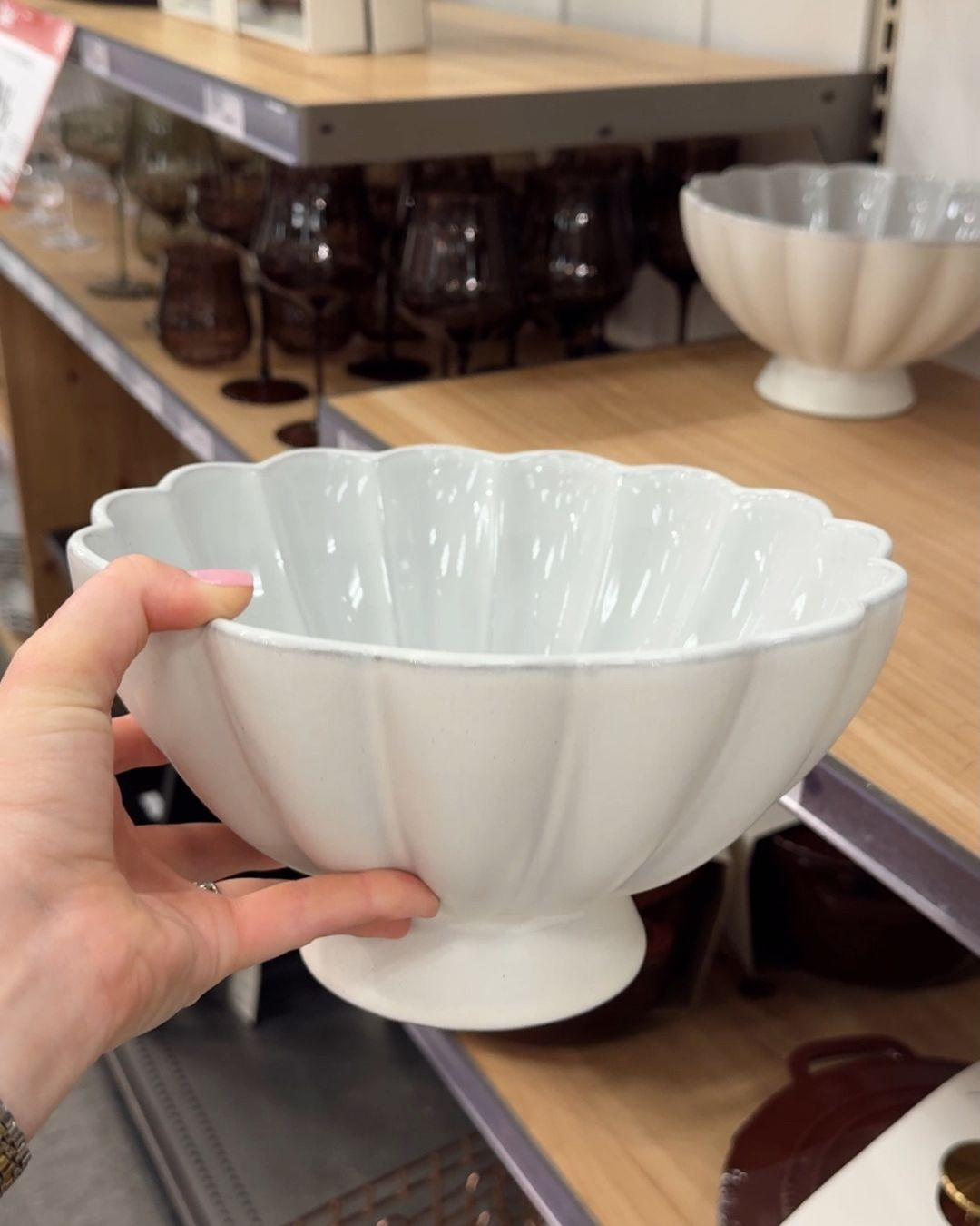 shelf decor, hosting decor, target home decor, ruffle bolw 

 #LTKHome #LTKFindsUnder50 #LTKStyleTip