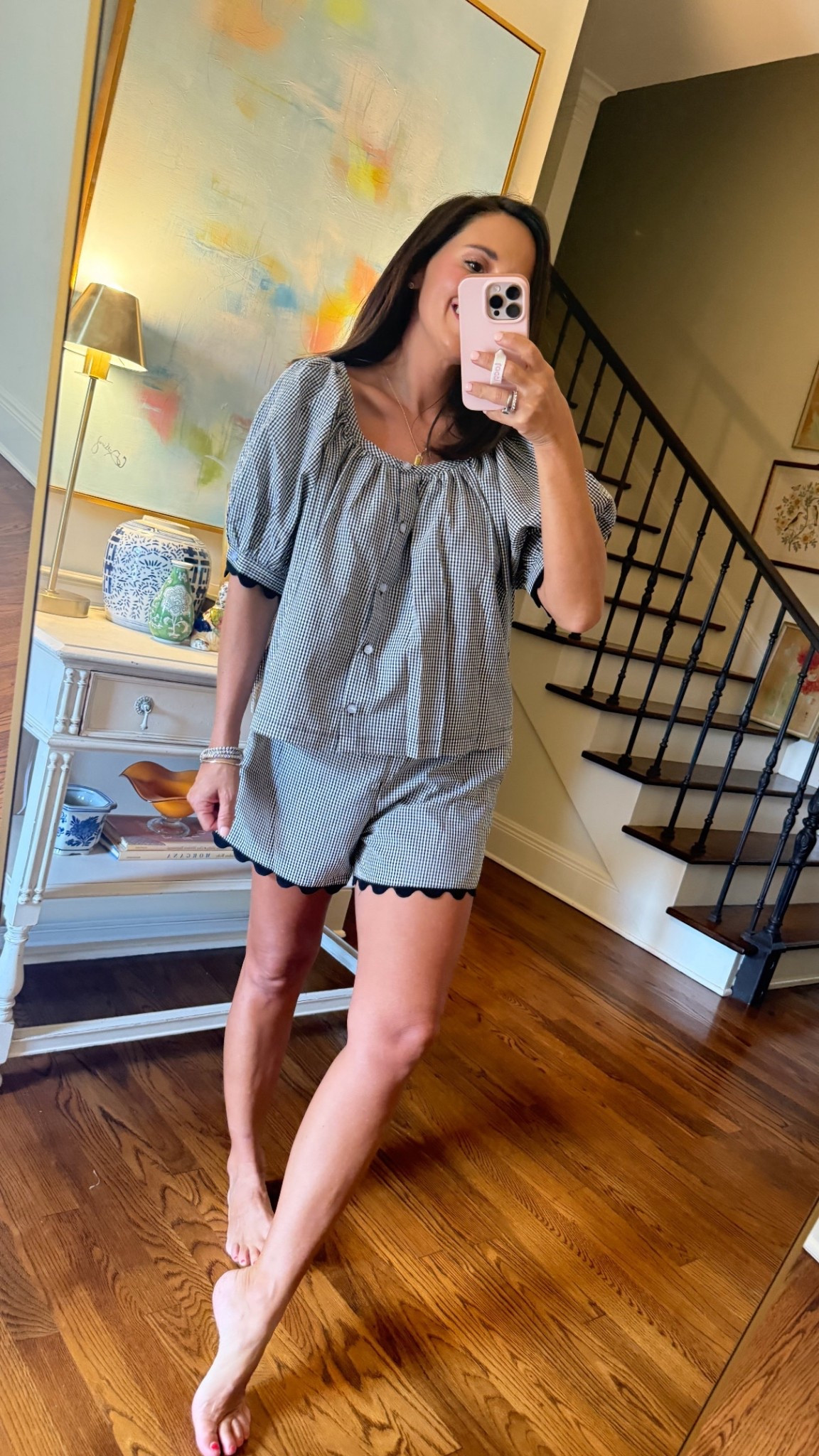 Stopped all day in the adorable gingham set from Amazon • $40 set • two pice set • mom outfit • errand outfit 

#LTKSaleAlert #LTKFindsUnder50 #LTKStyleTip