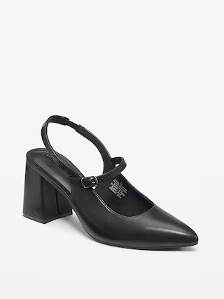 Slingback Mary Jane Heels | Old Navy (US)