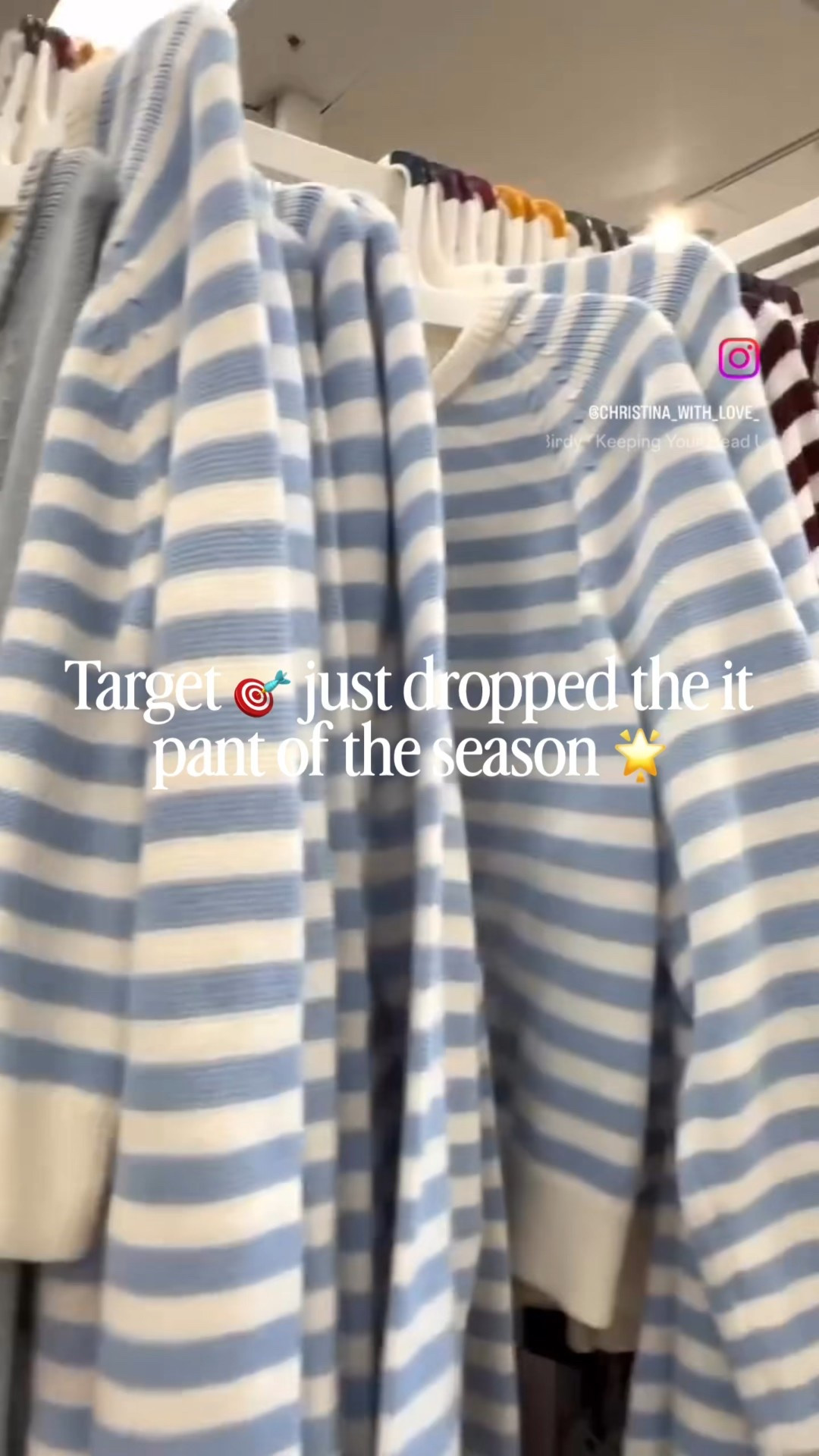 Okay but WHY are Target track pants suddenly the cool-girl pant? 👏

These pull-on track pants are giving effortless, elevated, and secretly-comfy. The elastic waist = no fuss. The side stripe = instant polish. And the fit? Chef’s kiss.

As a former fashion buyer, I love when a trend is wearable in real life — and this one works for school drop-off, errands, travel days, or styled up with a blazer.

Comfy but chic is officially winning.

Linked in LTK 🤍

@christina_with_love_
#reel #explore
Target track pants
Target pull on pants
women’s track pant trend
side stripe pants
athleisure outfit ideas
elevated casual style
comfortable chic outfits
elastic waist pants women
Target fashion finds
mom style outfit
affordable fashion 2026
street style athleisure
Target new arrivals
everyday elevated basics
travel outfit idea
