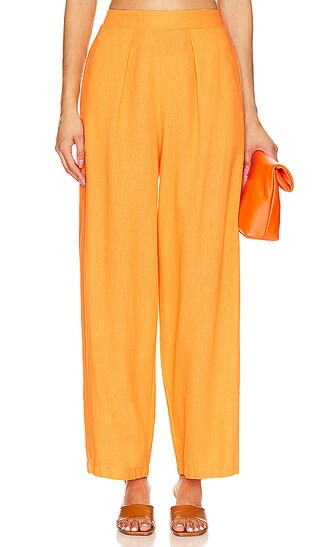 Quinni Pants in Mango Tango | Revolve Clothing (Global)