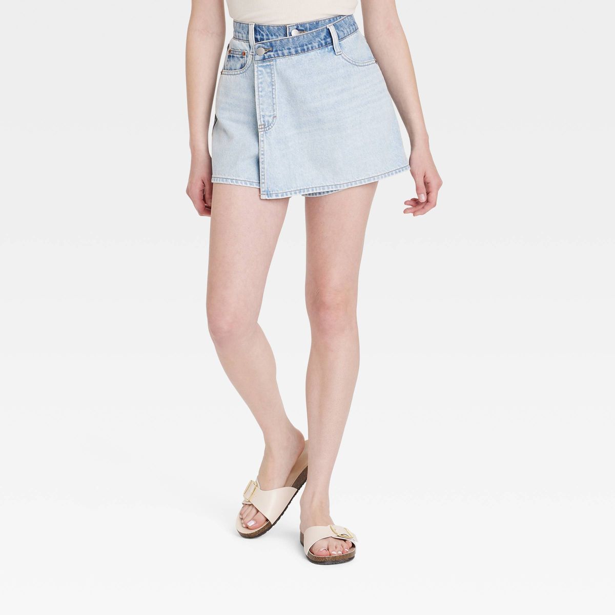 Women's Wrap Denim Skort - Universal Thread™ | Target