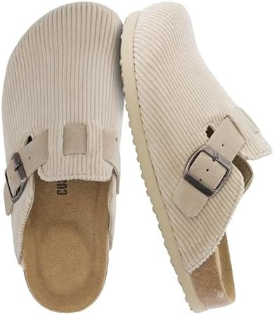 CUSHIONAIRE Hana Womens Clogs | Comfortable Vegan Suede Clogs for Women | Slip On Potato Shoes wi... | Amazon (US)