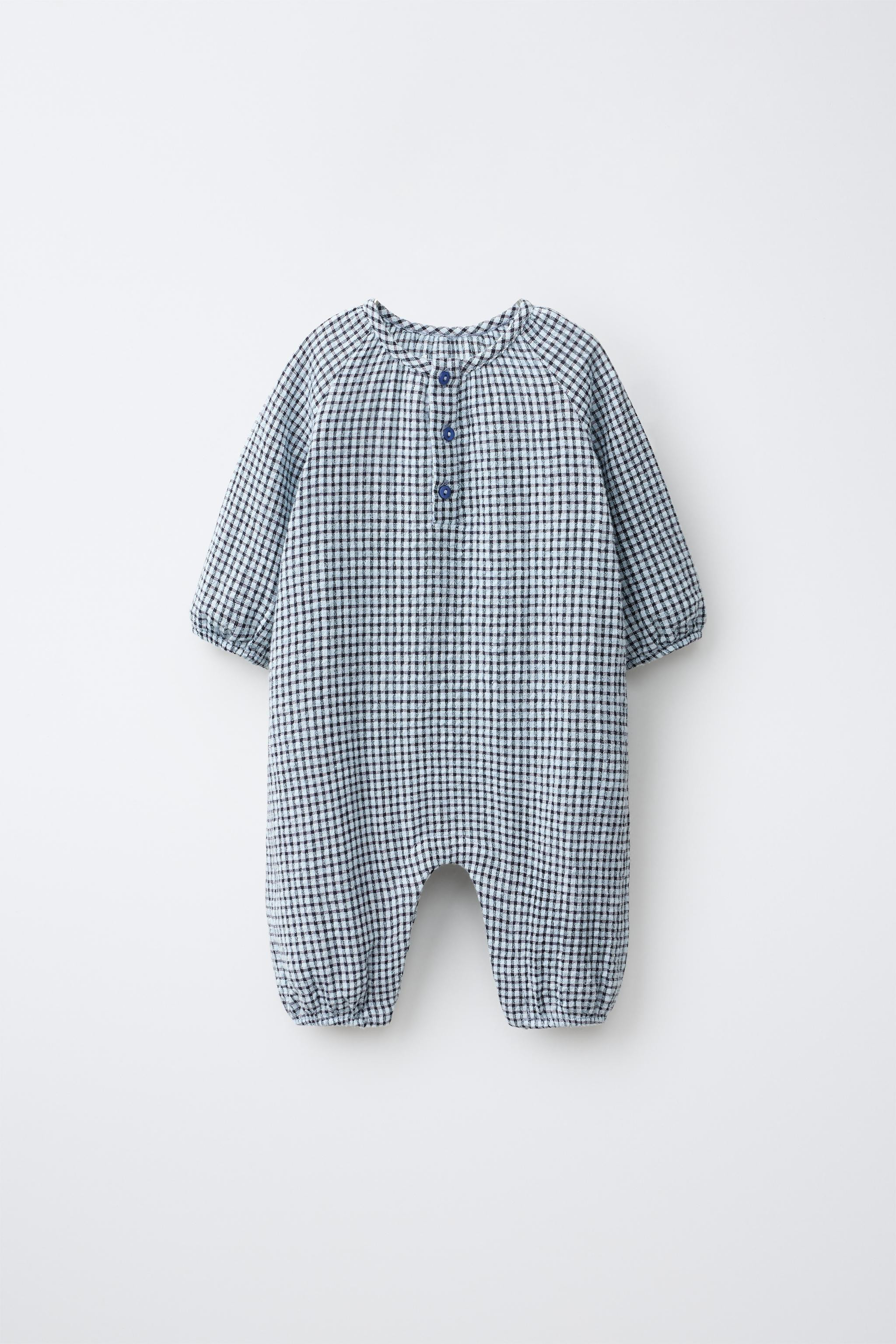 PLAID LONG JUMPSUIT | Zara US