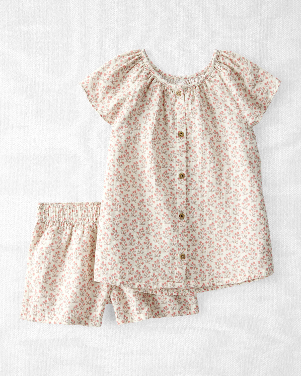 Kid 2-Piece Organic Cotton Flutter Sleeves Set | Carter's Inc