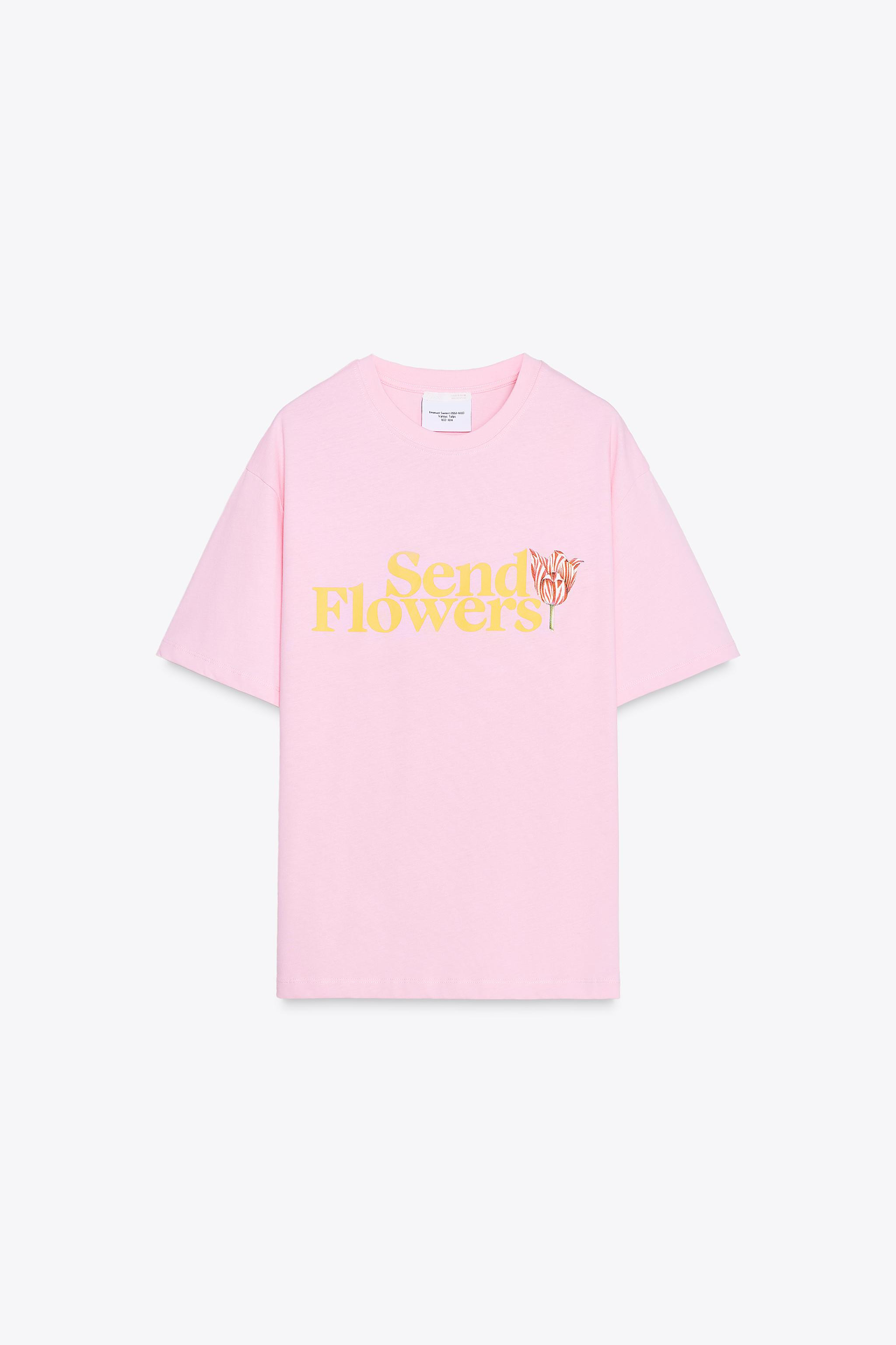 EMANUEL SWEERT FLORAL PRINT T-SHIRT | Zara US