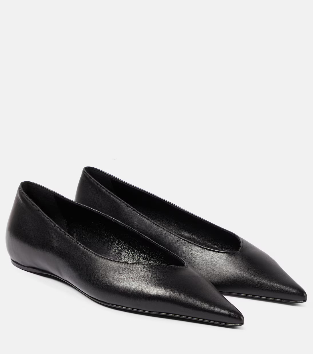 The Asymmetric leather ballet flats | Mytheresa (US/CA)