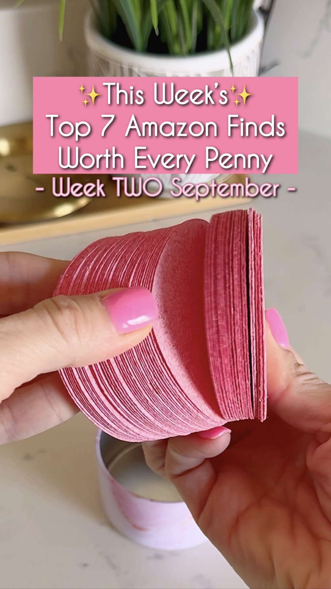 Top 7 Amazon finds this week — all the everyday fixes you’ve been loving.
Travel-size toothpaste, extendable drawer organizers, DREAME H12 Pro vacuum mop, magnetic door catch, Crep Protect spray, magic cleaning cloths, and cruise hanger clips.

#amazonfinds #ltkcleaning #ltkunder50

#LTKHome #LTKTravel #LTKTravel #LTKSaleAlert #LTKHome