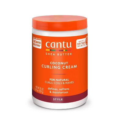 Cantu Hair Coconut Curling Cream with Shea Butter - 25oz: Paraben-Free, Silicone-Free, Sulfate-Free | Target