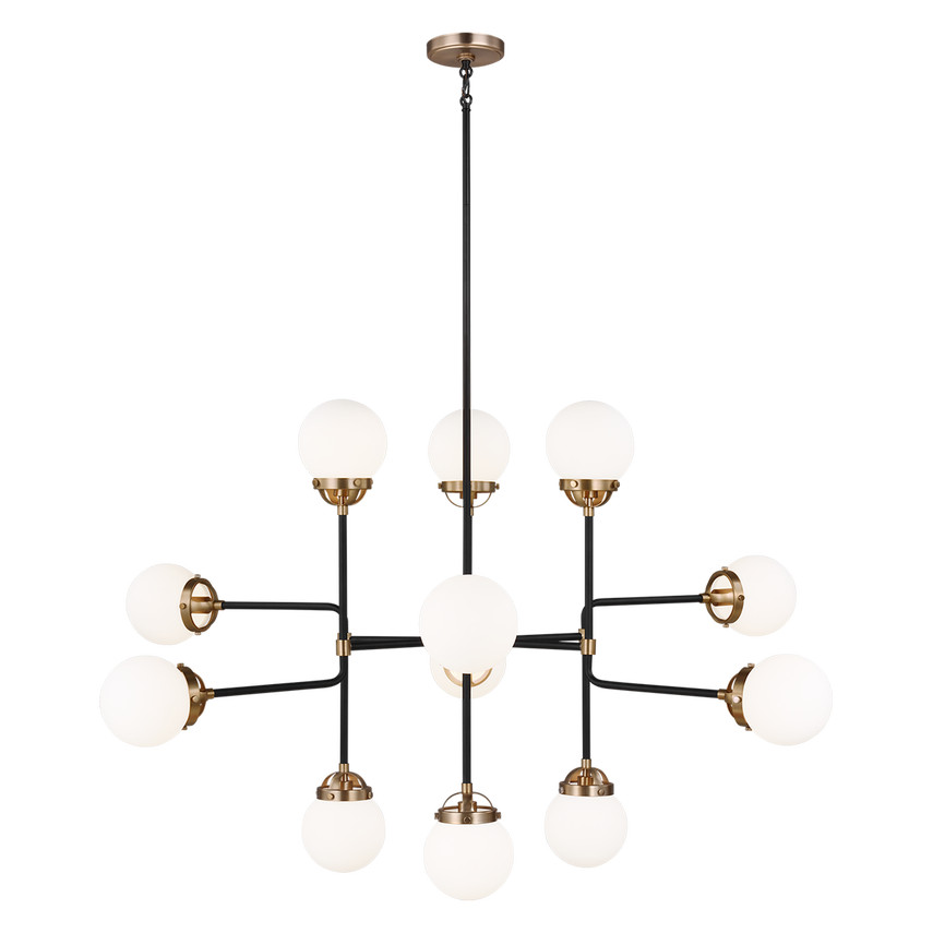 Cafe Twelve Light Large Chandelier - 3187912 | Visual Comfort | Visual Comfort