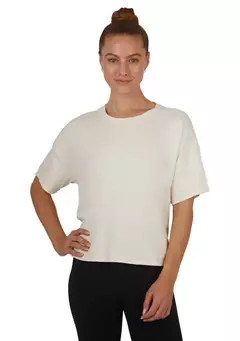 Women's Short Sleeve Deluxe Boxy Cropped T-Shirt | Belk