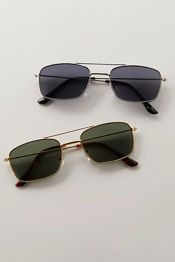 Ryn Metal Aviator Sunglasses | Free People (Global - UK&FR Excluded)