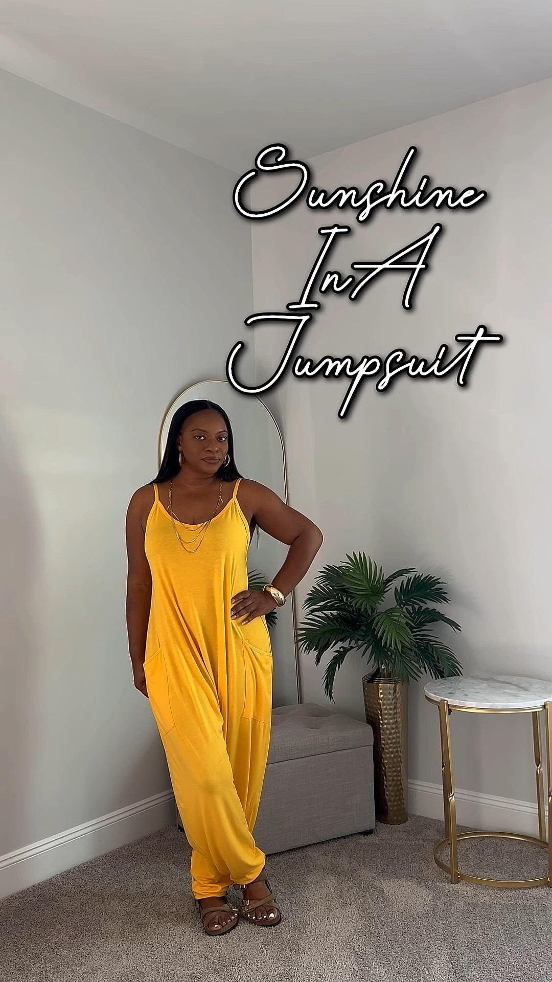 ☀️ Sunshine in a Jumpsuit ☀️

Easy, effortless, and so comfortable! 💛 I’m wearing a large for an oversized, baggy fit. Perfect for vacation, running errands, or dressing up with your favorite accessories.

#LTKootd #LTKActive #LTKBeauty