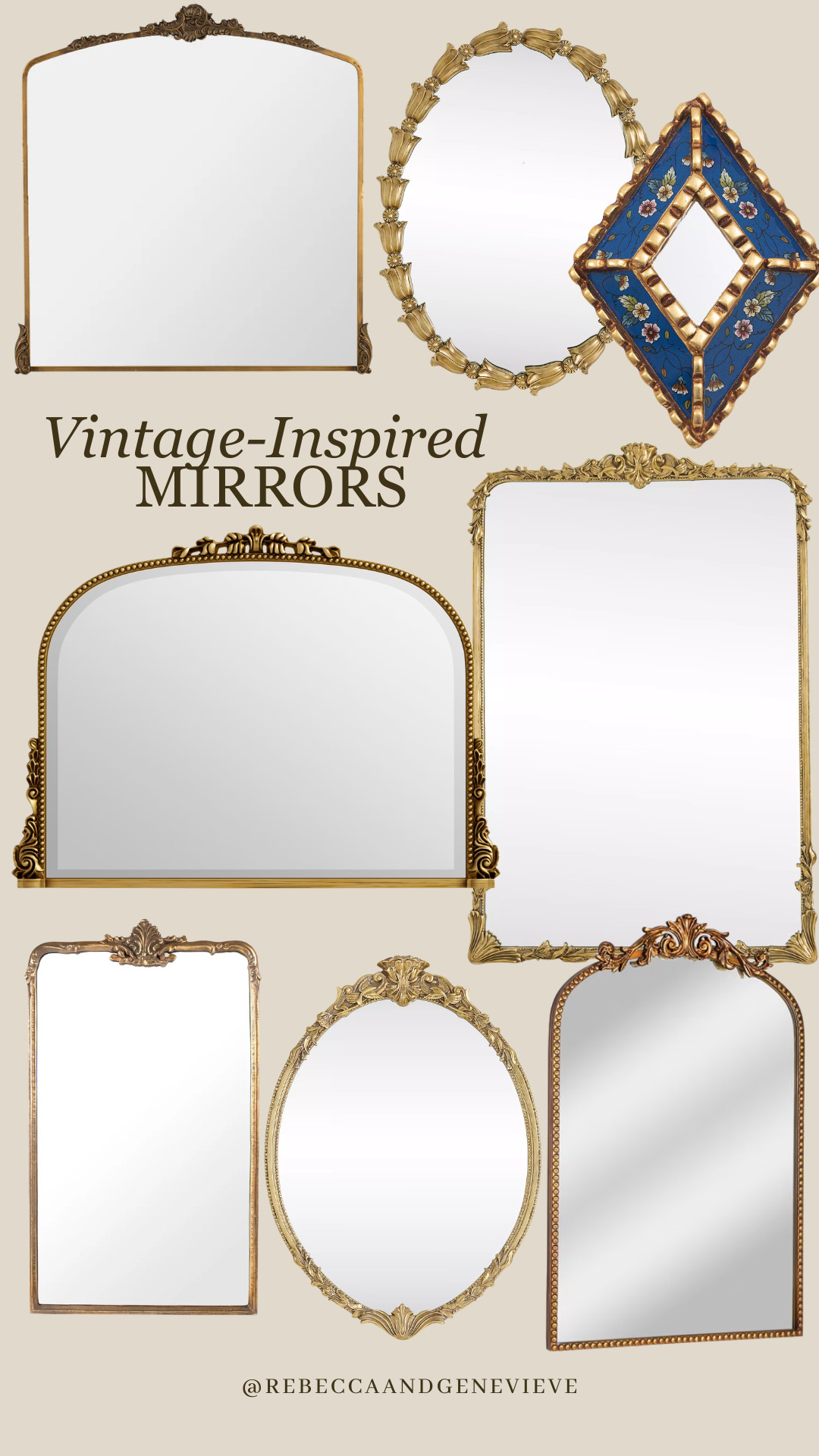 Vintage-Inspired Mirrors 

 #LTKHome
