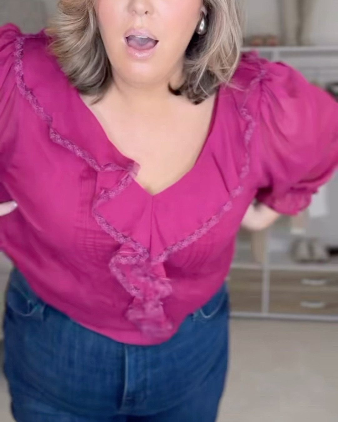 Swipe to see👉👉 Found a few new things from @kohls that I’m loving!!! I’m wearing my regular plus size 2X in the tops, an 18W in the jeans and a 1X in the wrap dress! I think you can size down in the dress if you’re shaped like me! #ad #kohlspartner #kohlsfinds

#LTKSaleAlert #LTKPlusSize #LTKMidsize