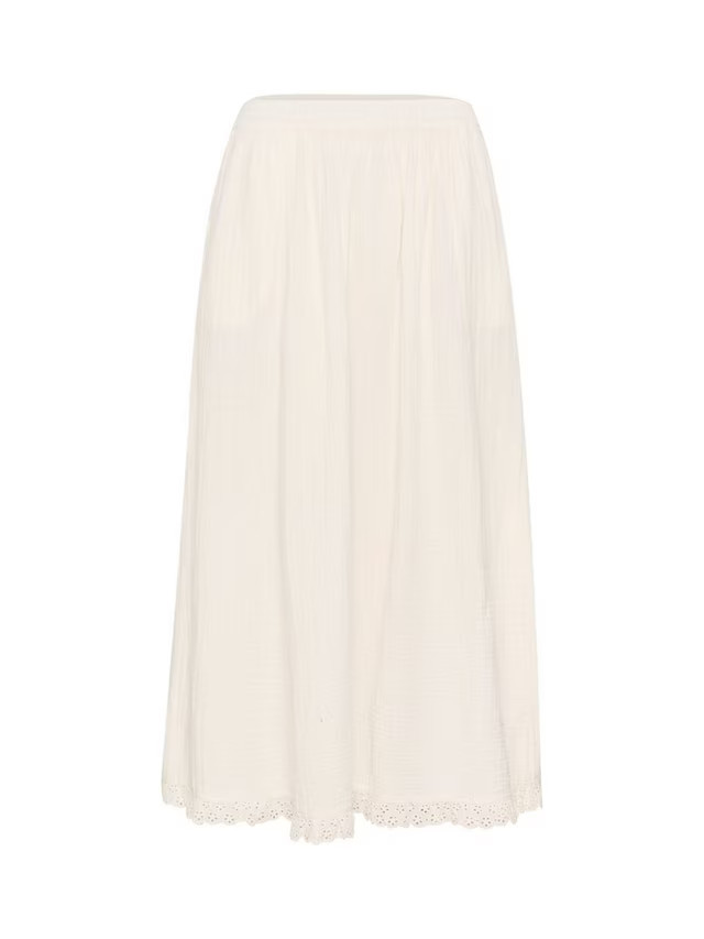Saint Tropez Katina A-Line Maxi Skirt, Ice | John Lewis (UK)