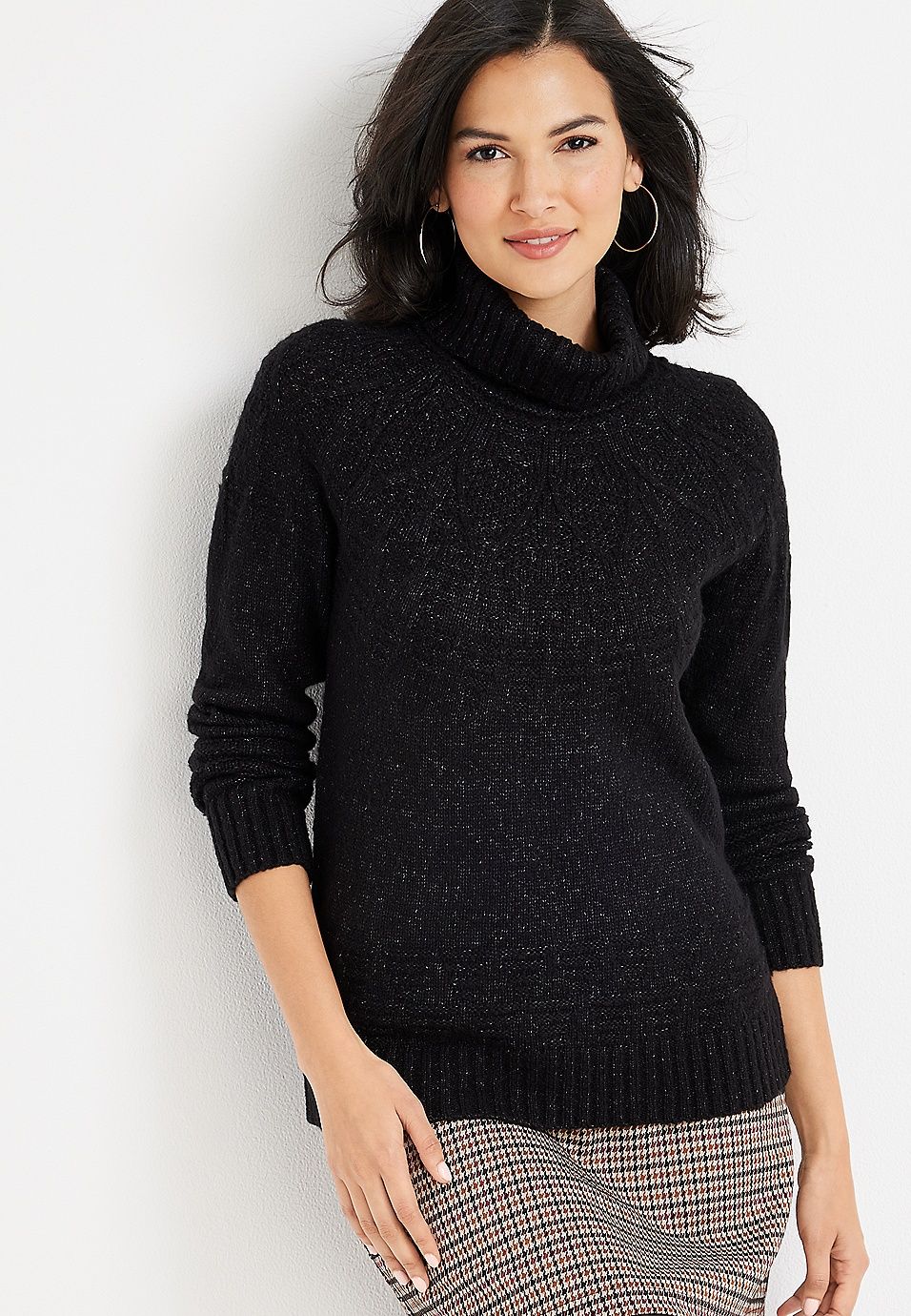 Marled Turtle Neck Sweater | Maurices