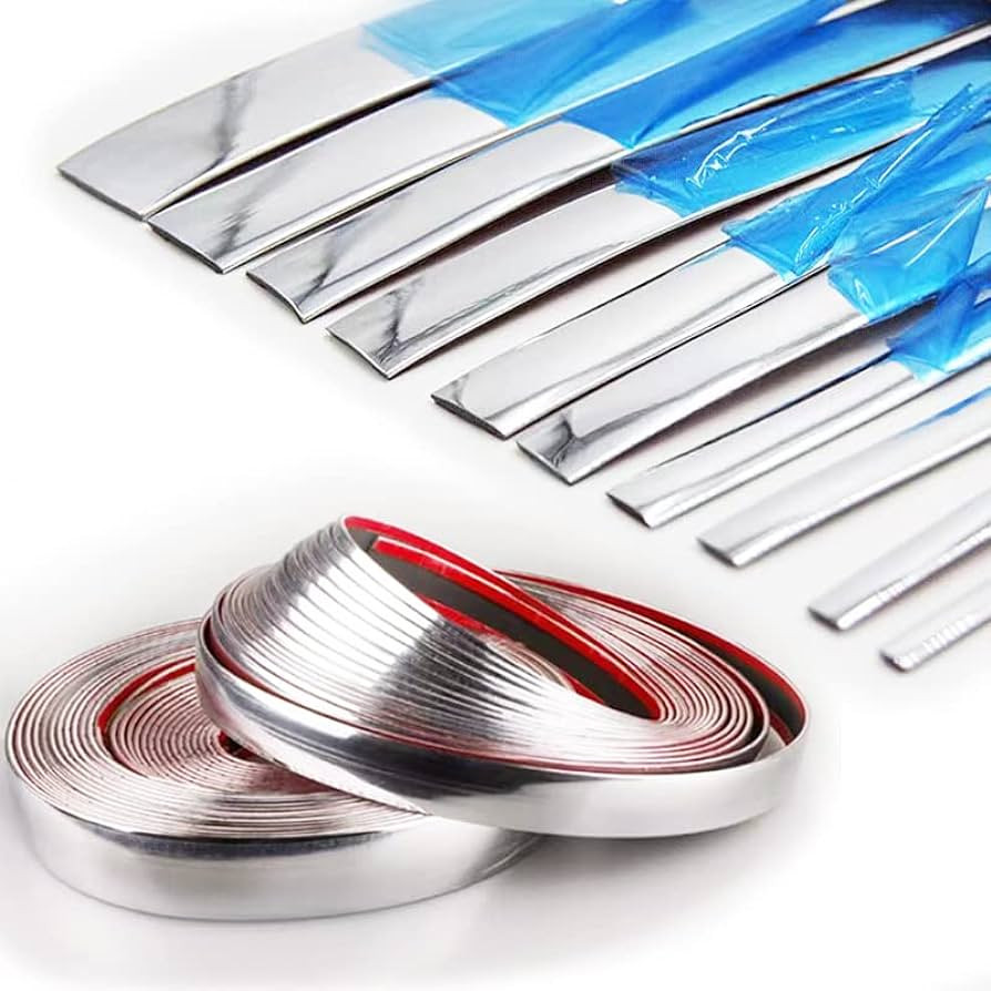16Ft Chrome Silver Automotive Car Exterior and Interior Molding Trim Universal Bumper Window Door... | Amazon (US)