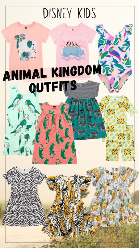 I found the cutest kids Disney World Animal Kingdom outfits! Seriously how cute is that bathing suit & safari dress?! #ltkdisney #animalkingdom 

#LTKkids #LTKtravel #LTKswim