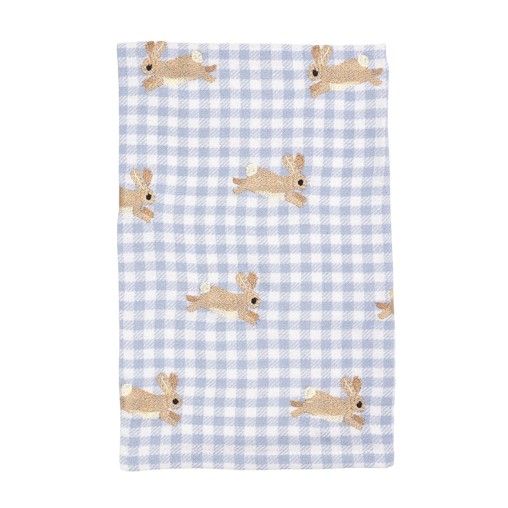 Mud Pie Easter Embroidered Blue Bunny Towel | Amazon (US)