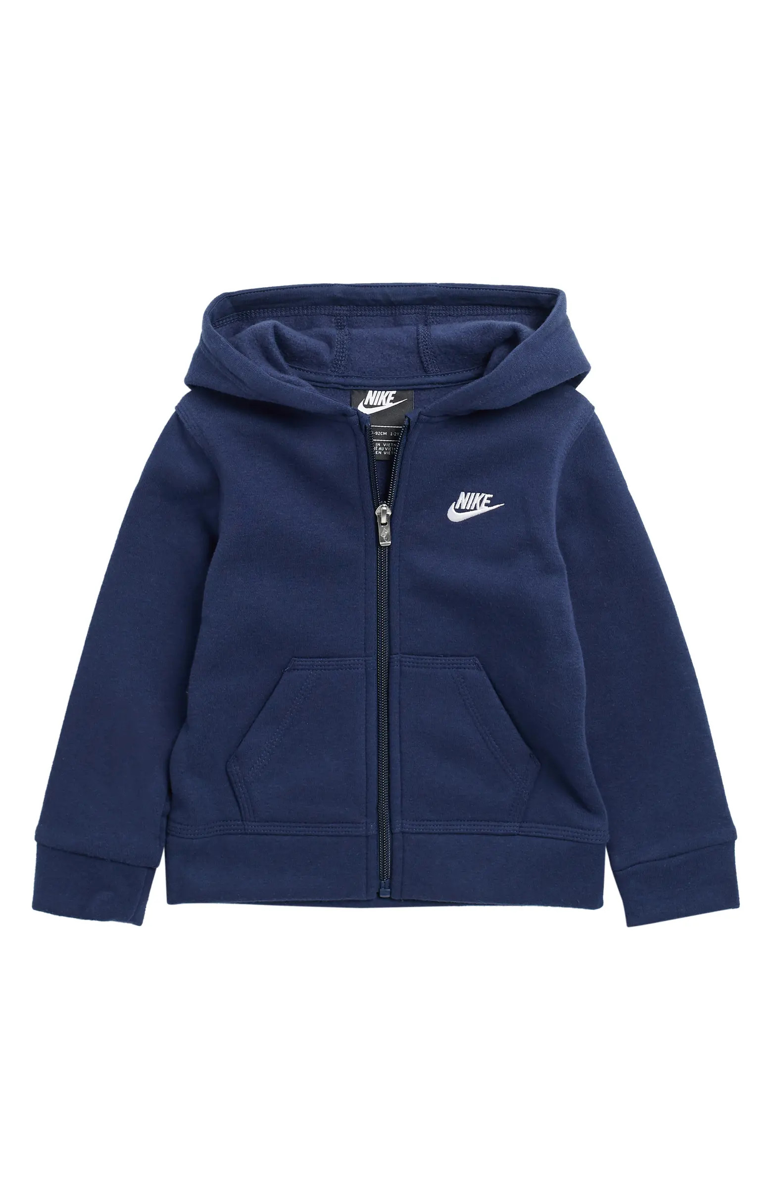 Kids' Club Fleece Full Zip Hoodie | Nordstrom