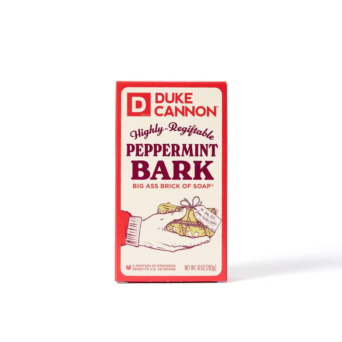 Duke Cannon Supply Co. Men's Big Ass Brick of Bar Soap - Peppermint Bark - 10oz | Target